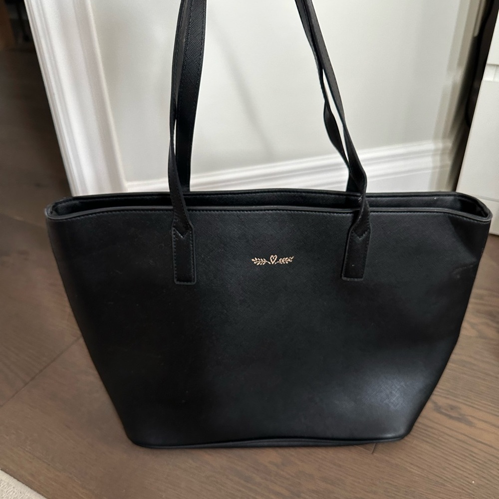 Elegant Black Tote Bag